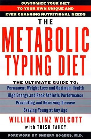 Immagine del venditore per The Metabolic Typing Diet venduto da WeBuyBooks