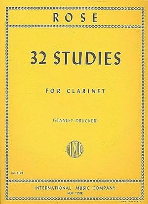Seller image for 32 Studiesfor clarinet for sale by AHA-BUCH GmbH