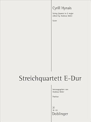 Bild des Verkufers fr Streichquartett E-Dur (1895)fr Streicher : Partitur zum Verkauf von AHA-BUCH GmbH