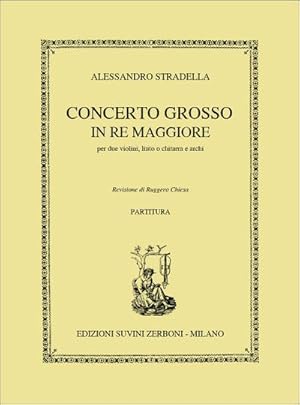 Bild des Verkufers fr Concerto grosso re maggioreper 2 violini, liuto e archi : partitura zum Verkauf von AHA-BUCH GmbH