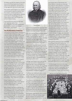Bild des Verkufers fr The General Strike of 1842. An original article from North West Labour History Journal, 2018. zum Verkauf von Cosmo Books