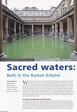 Seller image for Bath in the Roman Empire. Exploring the dynamics of Romano-British religion at the sanctuary at Bath. An original article from Historian, the magazine of The Historical Association, 2020. for sale by Cosmo Books