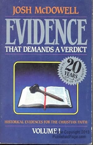 Bild des Verkufers fr Evidence That Demands a Verdict: Historical Evidences for the Christian Faith zum Verkauf von WeBuyBooks