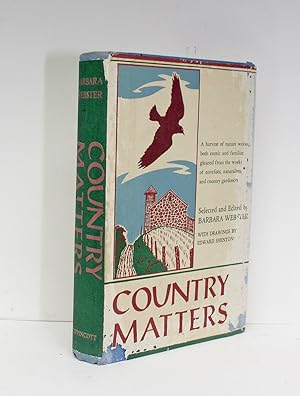 Bild des Verkufers fr Country Matters - From the Library of Henry Williamson and His Family. zum Verkauf von Lasting Words Ltd