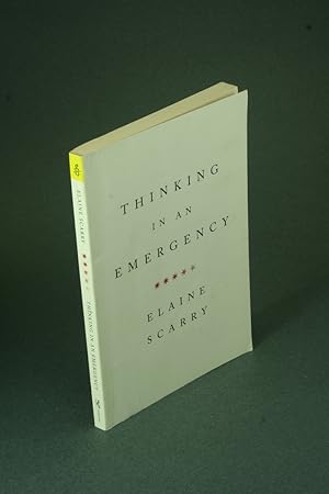 Image du vendeur pour Thinking in an emergency. mis en vente par Steven Wolfe Books