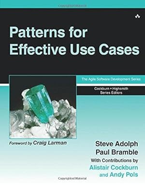 Imagen del vendedor de Patterns for Effective Use Cases (The Agile Software Development Series) a la venta por WeBuyBooks