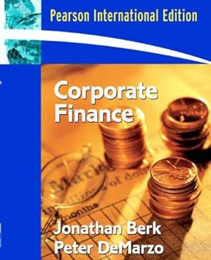 Imagen del vendedor de Corporate Finance: International Edition a la venta por WeBuyBooks