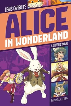Bild des Verkufers fr Alice in Wonderland (Graphic Revolve: Common Core Editions): A Graphic Novel zum Verkauf von WeBuyBooks
