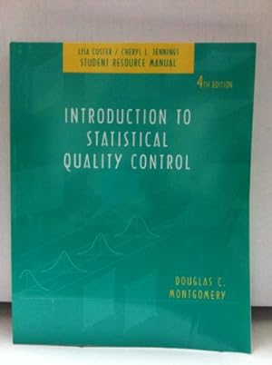 Immagine del venditore per Introduction to Statistical Quality Control: Student Resource Manual venduto da WeBuyBooks
