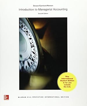 Seller image for Introduction to Managerial Accounting (COLLEGE IE OVERRUNS) for sale by WeBuyBooks