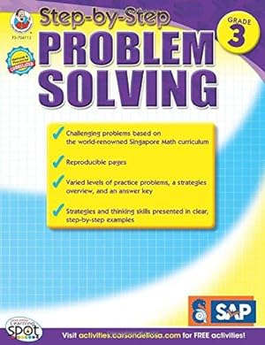 Bild des Verkufers fr Step-by-Step Problem Solving Grade 3 zum Verkauf von WeBuyBooks