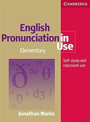 Imagen del vendedor de English Pronunciation in Use Elementary Book with Answers, with Audio a la venta por WeBuyBooks