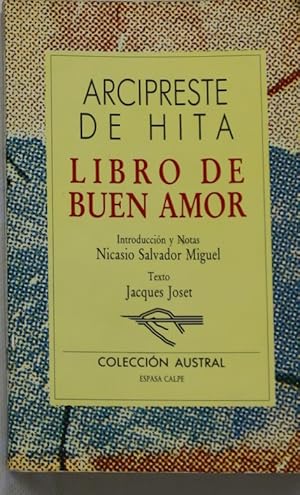 Imagen del vendedor de Libro del Arcipreste o de buen amor a la venta por Librera Alonso Quijano