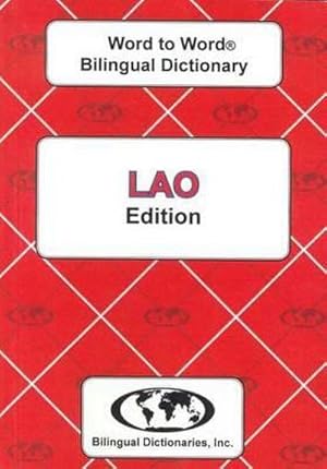 Bild des Verkufers fr English-Lao & Lao-English Word-to-Word Dictionary zum Verkauf von AHA-BUCH GmbH