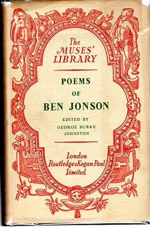 Bild des Verkufers fr Poems of Ben Jonson (The Muses' Library)) zum Verkauf von Dorley House Books, Inc.