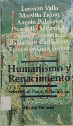 Imagen del vendedor de Humanismo y Renacimiento a la venta por Librera Alonso Quijano