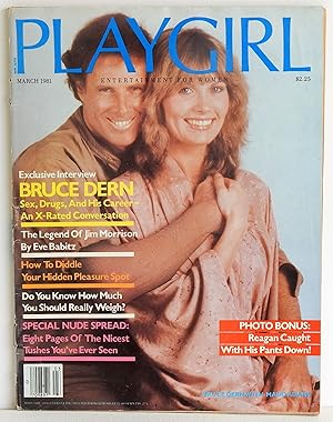 Seller image for Playgirl Magazine March 1981 for sale by Argyl Houser, Bookseller