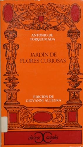 Imagen del vendedor de Jardn de flores curiosas a la venta por Librera Alonso Quijano