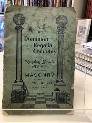 Masonic Catalogue No. 2. Illustrating and Describing Regalia, Jewels, Supplies, Banners and Parap...