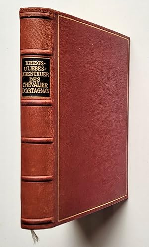 Bild des Verkufers fr Kriegs- und Liebesabenteuer des Chevalier D' Artagnan. Von ihm selbst erzhlt. bersetzt von Friedrich Wencker. Mit Zeichnungen von F. Christophe. Berlin, Morawe und Scheffelt Verlag, 1919. Luxusausgabe, Nr. 64 von 150 Exemplaren. zum Verkauf von Graphikantiquariat Martin Koenitz