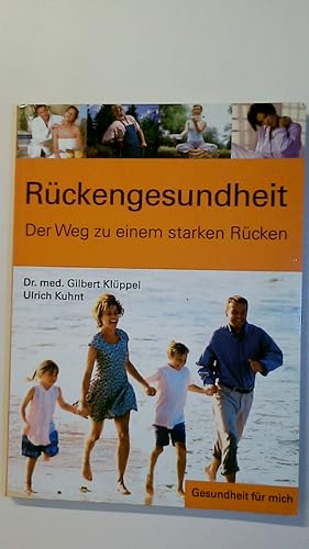 Immagine del venditore per RCKENGESUNDHEIT. DER WEG ZU EINEM STARKEN RCKEN. venduto da Butterfly Books GmbH & Co. KG