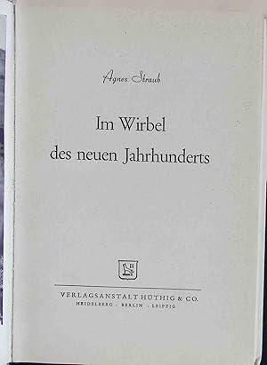 Imagen del vendedor de Im Wirbel des neuen Jahrhunderts. a la venta por books4less (Versandantiquariat Petra Gros GmbH & Co. KG)