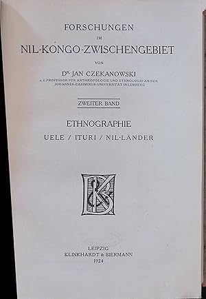 Bild des Verkufers fr Forschungen im Nil-Kongo-Zwischengebiet, Bd. 2: Ethnographie Uele/Ituri/Nil-Lnder Wissenschaftliche Ergebnisse der Deutschen Zentral-Afrika-Expedition 1907-1908, Bd. 6, Teil 2: Ethnographie-Antropologie 2 zum Verkauf von books4less (Versandantiquariat Petra Gros GmbH & Co. KG)