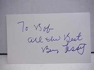 Autograph of Ben Lessy, actor