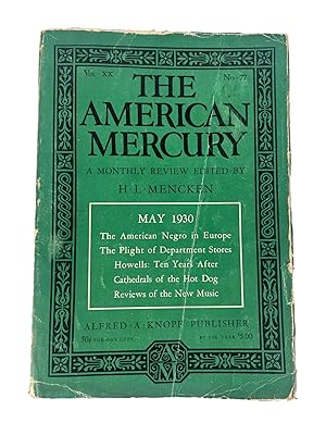 Mencken's . "The American Negro in Europe" article, 1930