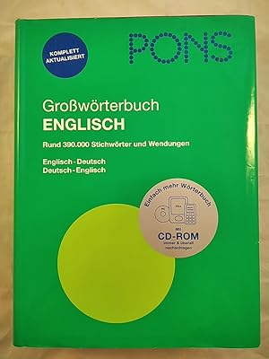 Großwörterbuch Englisch: Rund 390.000 Stichwörter und Wendungen. Englisch-Deutsch / Deutsch-Engli...