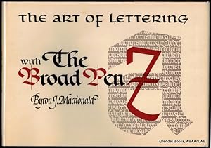 Bild des Verkufers fr The Art of Lettering with the Broad Pen. zum Verkauf von Grendel Books, ABAA/ILAB