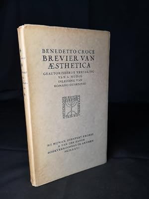 Bild des Verkufers fr Brevier van Aesthetica. A. Hudig (bers.), Romano Guarnieri (Einleit.) zum Verkauf von ANTIQUARIAT Franke BRUDDENBOOKS