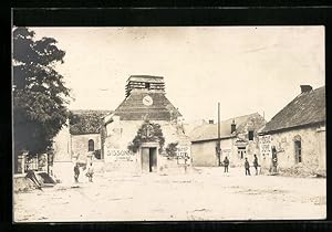 Carte postale Sissonne, Une rue, vue de la rue