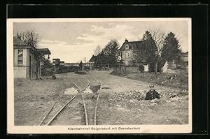 Carte postale Guignicourt, Voie étroitehof avec Granatenloch