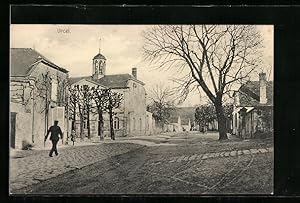 Carte postale Urcel, Une rue, vue de la rue