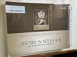 Seller image for Oxford Anthology of Western Music: Volume One: The Earliest Notations to the Early Eighteenth Century for sale by H&G Antiquarian Books
