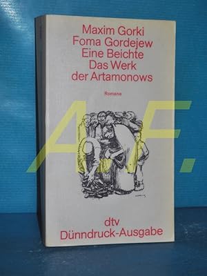 Image du vendeur pour Foma Gordejew, Eine Beichte. Das Werk der Artamonows. Romane mis en vente par Antiquarische Fundgrube e.U.