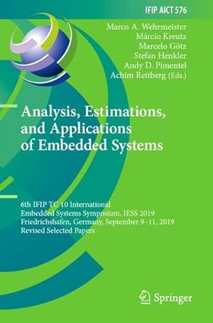 Seller image for Analysis, Estimations, and Applications of Embedded Systems for sale by BuchWeltWeit Ludwig Meier e.K.
