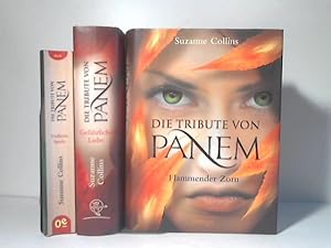 Bild des Verkufers fr Die Tribute von Panem. Tdliche Spiele/ Gefhrliche Liebe/ Flammender Zorn. 3 Bnde zum Verkauf von Celler Versandantiquariat