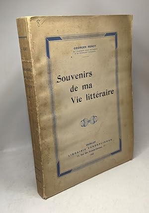 Imagen del vendedor de Souvenirs de ma vie littraire a la venta por crealivres