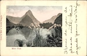 Ansichtskarte / Postkarte Auckland Neuseeland, Mitre Peak
