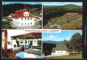Seller image for Ansichtskarte Waldhuser /Bayer. Wald, Hotel-Berggasthof Lusen, Innenansicht, Kapelle for sale by Bartko-Reher