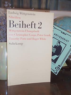 Image du vendeur pour Schriften. Beiheft 2. Wittgenstein-bungsbuch. mis en vente par Antiquariat Klabund Wien