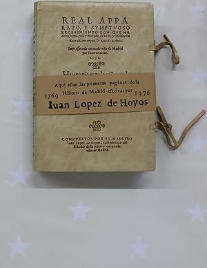 Imagen del vendedor de Real apparato y sumptuoso recibimiento con que Madrid (como casa y morada de su M.) recibi a la Serenissima Reyna D. Ana de Austria Hystoria y relacin verdadera de la enfermedad, felicissimo transito y sumptuosas exequias funebres de la Serenissima Reyna de Espaa Doa Isabel de Valoys a la venta por Librera Alonso Quijano