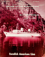 Imagen del vendedor de Brochure Gripsholm North Cape 1964 a la venta por nautiek