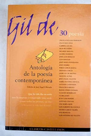 Imagen del vendedor de Antología de la poesía contemporánea a la venta por Alcaná Libros