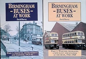Bild des Verkufers fr Birmingham Buses at Work (2 volumes) zum Verkauf von Klondyke