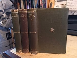 Seller image for Lyra Graeca: Being the Remains of all the Greek Lyric Poets from Eumelus to Timotheus excepting Pindar, in Three Volumes (Complete) for sale by Dreadnought Books