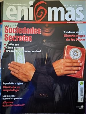 ENIGMAS DEL HOMBRE Y DEL UNIVERSO. AÑO XI Nº 115. SOCIEDADES SECRETAS.