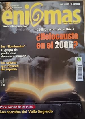 ENIGMAS DEL HOMBRE Y DEL UNIVERSO. AÑO IX Nº 95. CODIGO SECRETO DE LA BIBLIA ¿HOLOCAUSTO EN EL 2006?